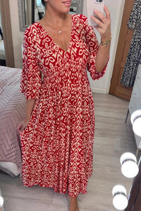 Elastisches Sommerkleid Damen bunt bequem – Liana