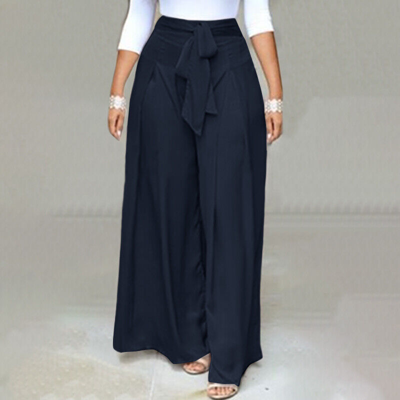 Elegante Palazzo-Hose mit hoher Taille für Damen – Vivienne