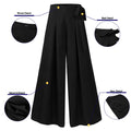 Elegante Palazzo-Hose mit hoher Taille für Damen – Vivienne
