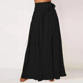 Elegante Palazzo-Hose mit hoher Taille für Damen – Vivienne