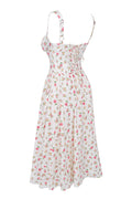 Geblümtes Midikleid aus Baumwolle für Damen – Freya