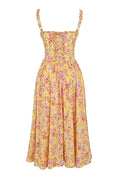 Geblümtes Midikleid aus Baumwolle für Damen – Freya