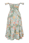 Geblümtes Midikleid aus Baumwolle für Damen – Freya