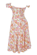 Geblümtes Midikleid aus Baumwolle für Damen – Freya