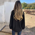 Damen Bluse Lässig Formell Langarm Look – Anna