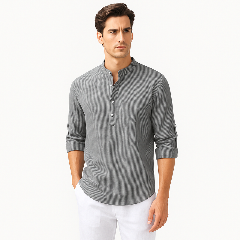 Herren-Komforthemd aus Baumwolle für Alltag und Büro – Harm