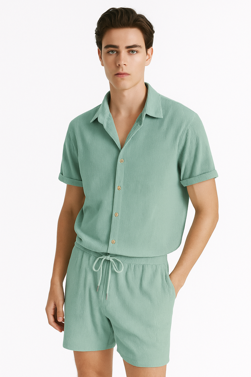 Modisches Sommer-Set für Herren mit Streifen-Design – Luca