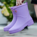 Wasserdichte Halbschaft-Gummistiefel für Regenwetter – DryStep