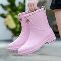 Wasserdichte Halbschaft-Gummistiefel für Regenwetter – DryStep