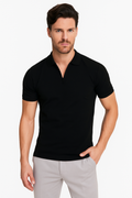 Herren Langarm Polohemd Slim Fit – Jonas