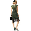 Flapper Kleid mit Pailletten und Fransen – Luisa