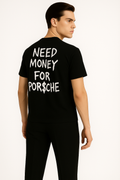 Lässiges Freizeit-T-Shirt mit Statement-Rückendruck – Tom