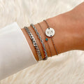Geburtsstein Armband aus Sterling Silber vergoldet – Astralia