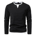 Langärmliges Henley Shirt für Herren – Ralf
