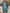 Boho Sommerkleid Damen blau locker luftig – Elina