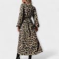 Leopardenkleid Damen Frühling Elegant Leicht – Natalie