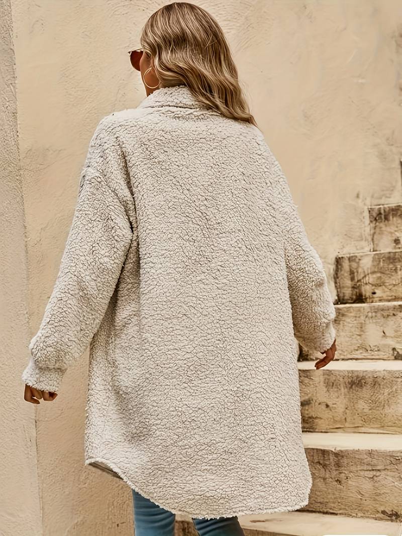 Lässiger Damen Herbstmantel mit eleganter Passform – Solenya