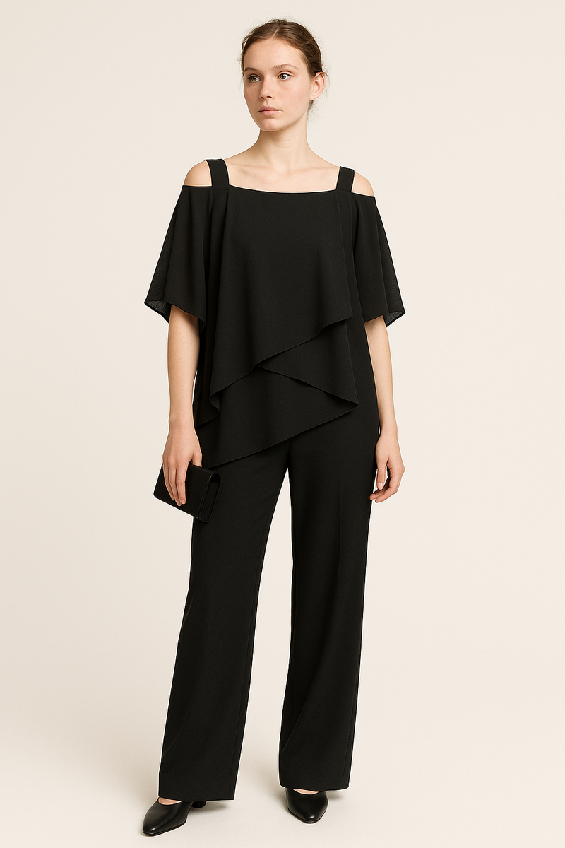 Elegantes Damen Zweiteiler Set mit Cold-Shoulder Design – Eliza