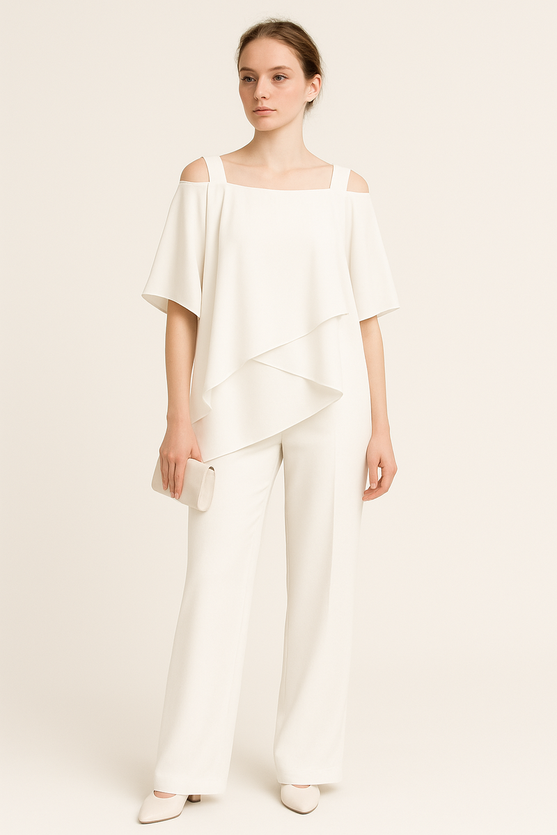 Elegantes Damen Zweiteiler Set mit Cold-Shoulder Design – Eliza