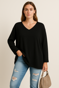 Damen T-Shirt Bequem Atmungsaktiv Alltag Stil – Kate