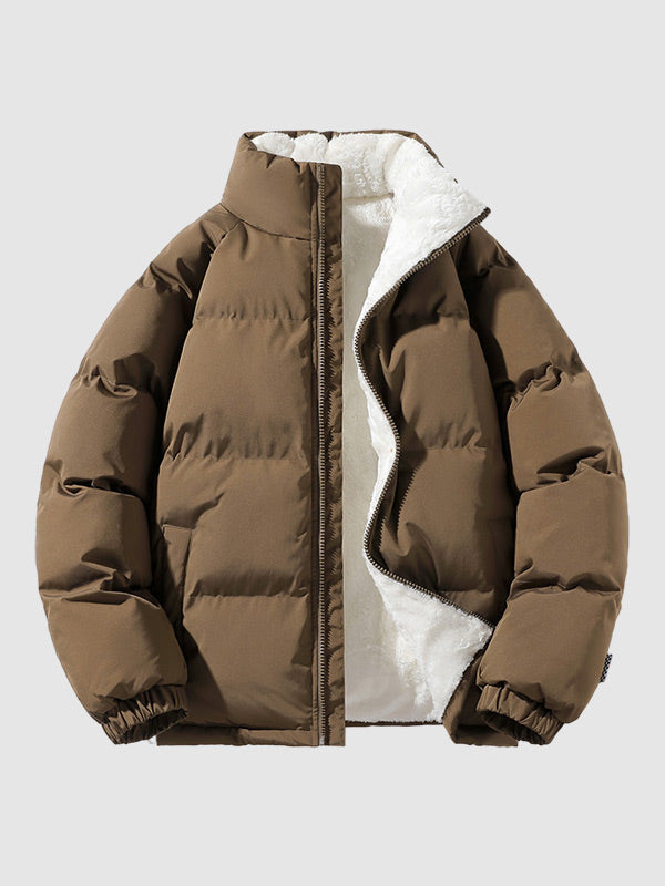 Stylische warme Winterjacke mit Fleece-Futter – Tobias