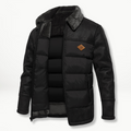 Winterjacke Herren Leder Wasserdicht Warm für Winter – Anselm