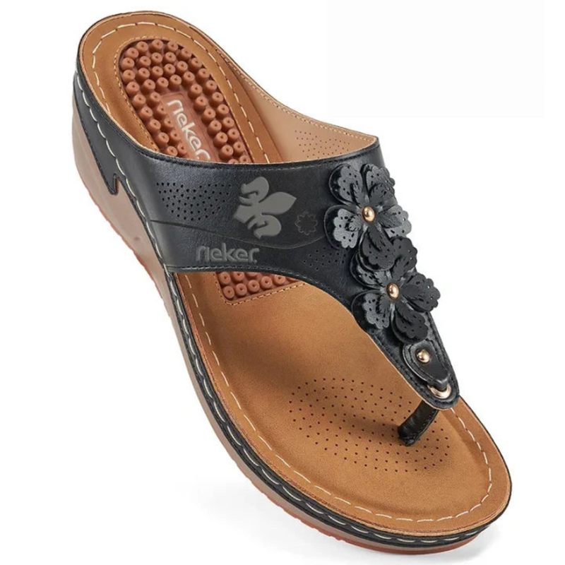 Orthopädische Damen Sandalen mit Fußbett – Solivia