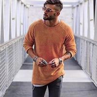 Langer Herrenpullover mit modernem Design – Max