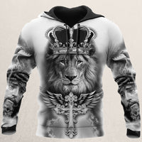 Herrenweste mit Löwenkopf-Design für markante Looks – Damian