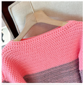 Übergrößen Patchwork Pullover für Damen – Annika