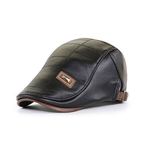 Zeitloser Stil mit Vintage-Charme – HeritageCap Retro Lederbarett