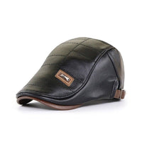 Zeitloser Stil mit Vintage-Charme – HeritageCap Retro Lederbarett