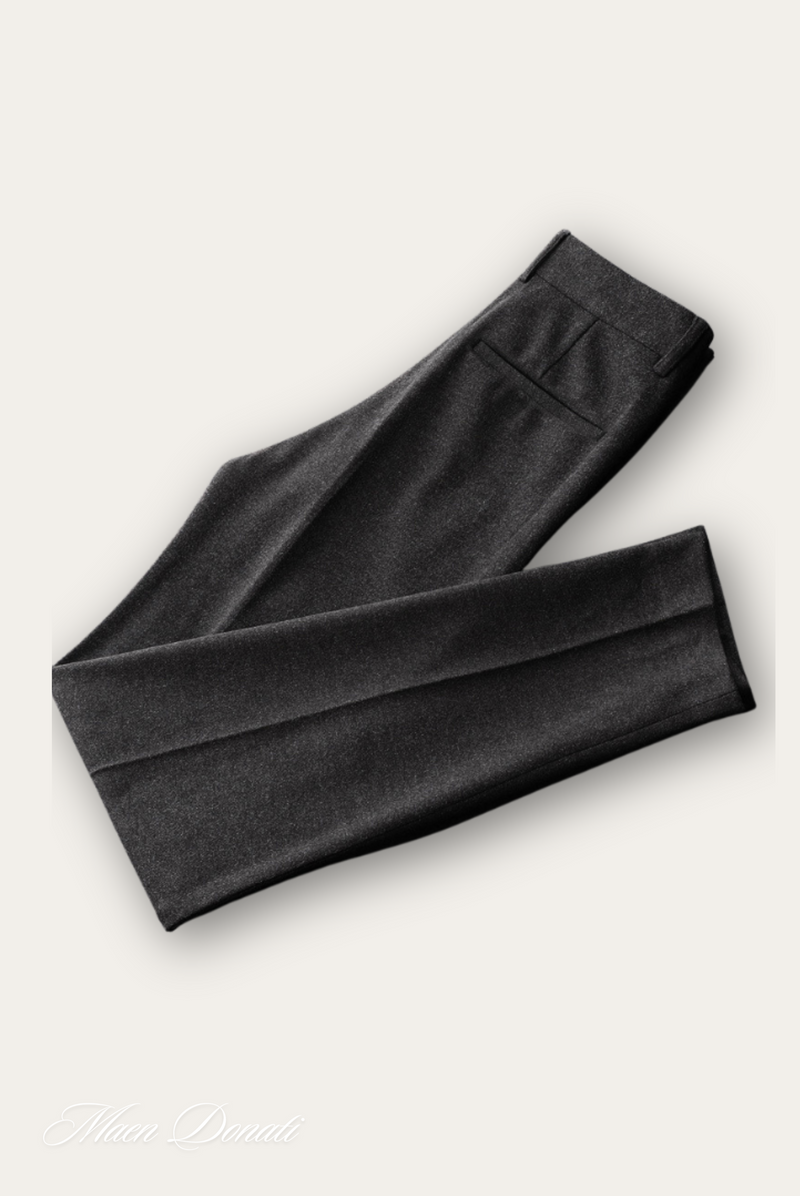 Herren Hose Elegant Wollmix Formstabil Pflegeleicht – David