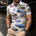 Gestreiftes Herren-Poloshirt mit England-Design – Henry