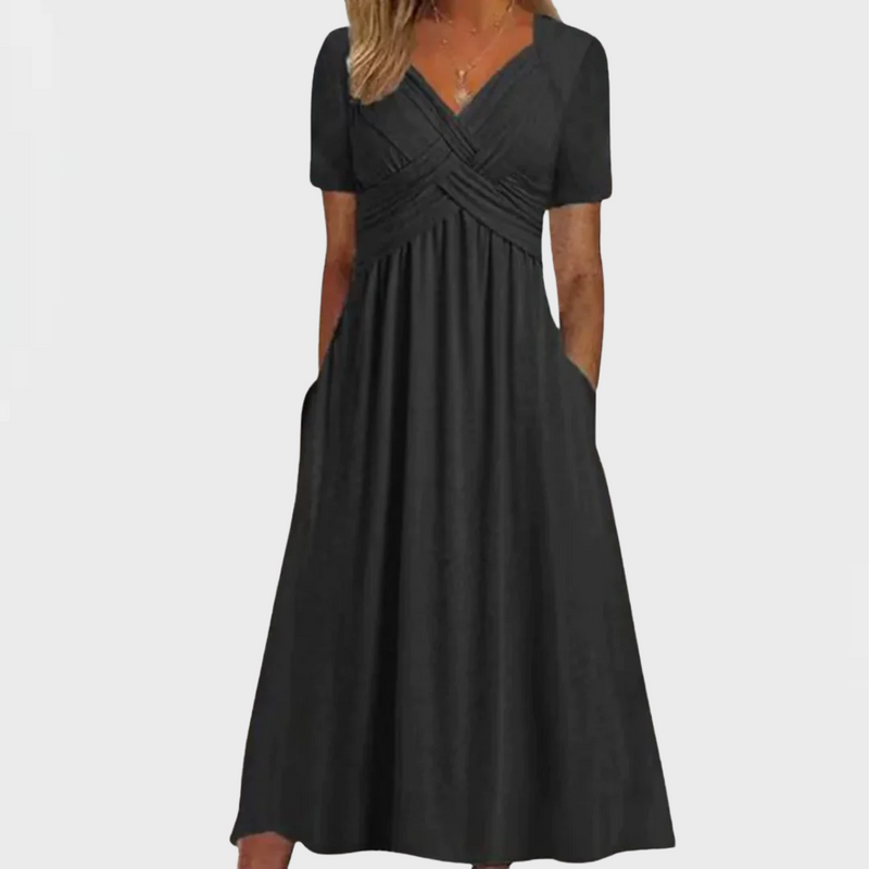 Elegantes Damen Kleid Figurbetont Festlich Look – Aurelina