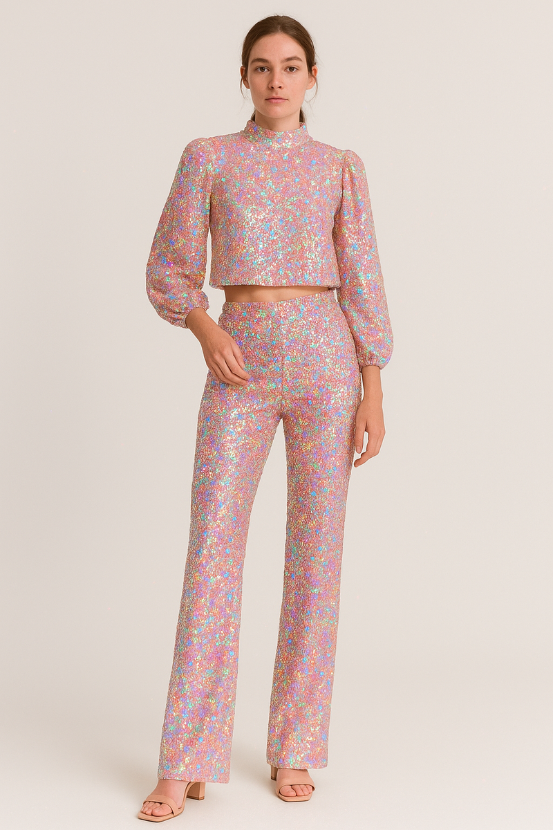 Glitzerndes Party Outfit mit Pailletten – Sophia