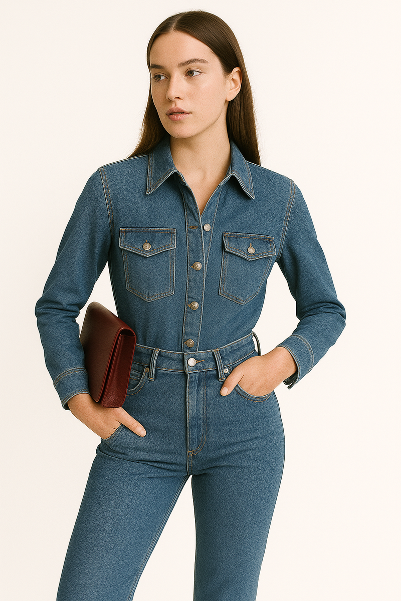 Stilvoller Denim-Jumpsuit - Lyra