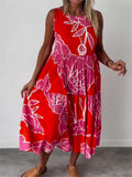 Sommerkleid Knielang Ärmellos Elegant Luftig – Selmira