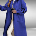 Damen Kapuzenjacke mit Strickärmeln im Patchwork-Stil – Elvira