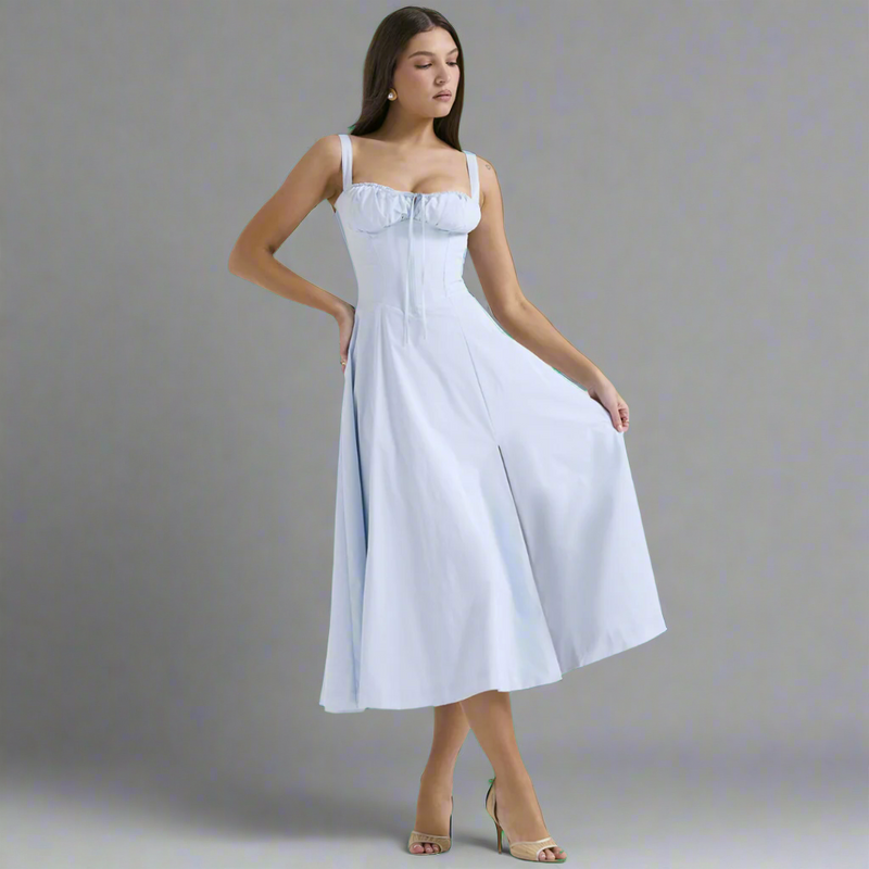 Elegantes Damen Waist Dress mit Bustier-Design – Lorena