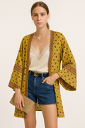 Luftiger Kimono Cardigan für Damen – Boho Stil