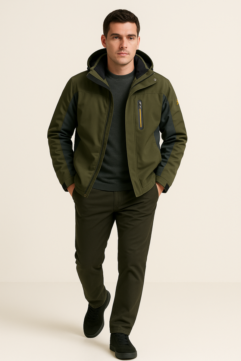 Outdoor Winterjacke Herren Wasserdicht Warm Atmungsaktiv - Lukas