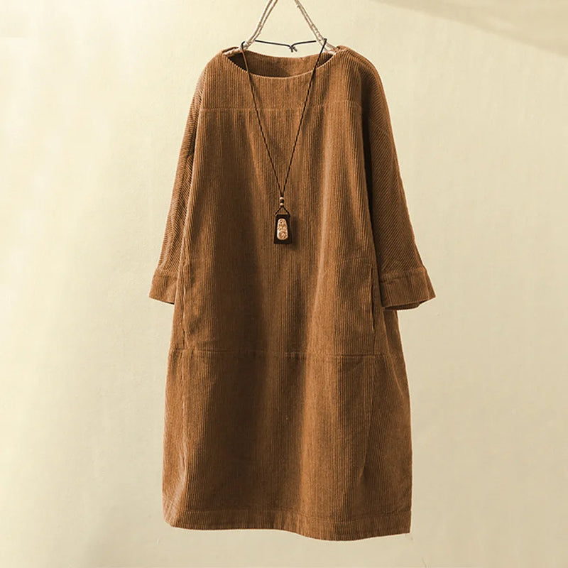 Elegantes Damenkleid mit lockerer Passform – Mireille