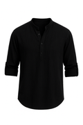 Leinenhemd Herren Slim Fit Atmungsaktiv Elegant Sommerhemd – Lasse