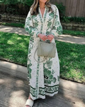 Boho Maxikleid für Damen mit Blumenmuster – Elenay