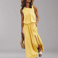 Farbenfrohes Sommerkleid mit lockerem Schnitt – Nora