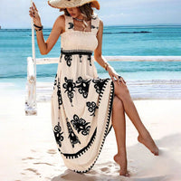 Boho Maxikleid mit Muster für Damen – Elina