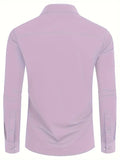 Schwarzes Herrenhemd Elegant Slim Langarm – Alviro