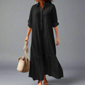 Lässiges Damen Hemdkleid für Frühling und Sommer – Amelie