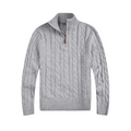 Moderner Half-Zip Herrenpullover mit Komfort – Elias